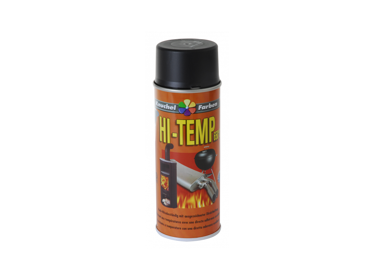 Hochtemperatur-Farbe schwarz Hi-Temp - 400 ml