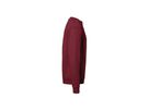 Sweatshirt Bio-Baumwolle GOTS Gr. XS - weinrot,85% Baumwolle (Bio),15% Poly.rec