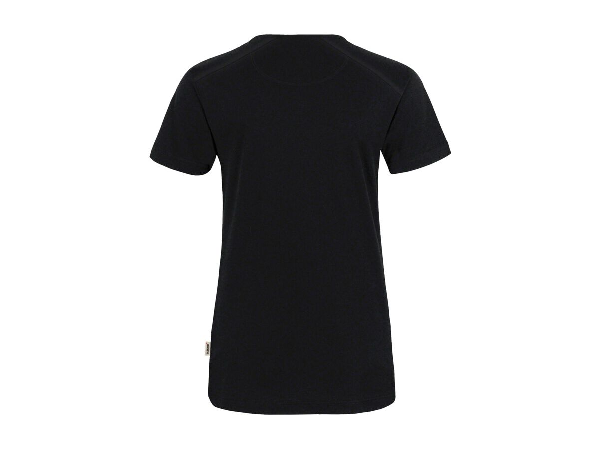Damen V-Shirt Mikralinar PRO, Gr. L - hp schwarz