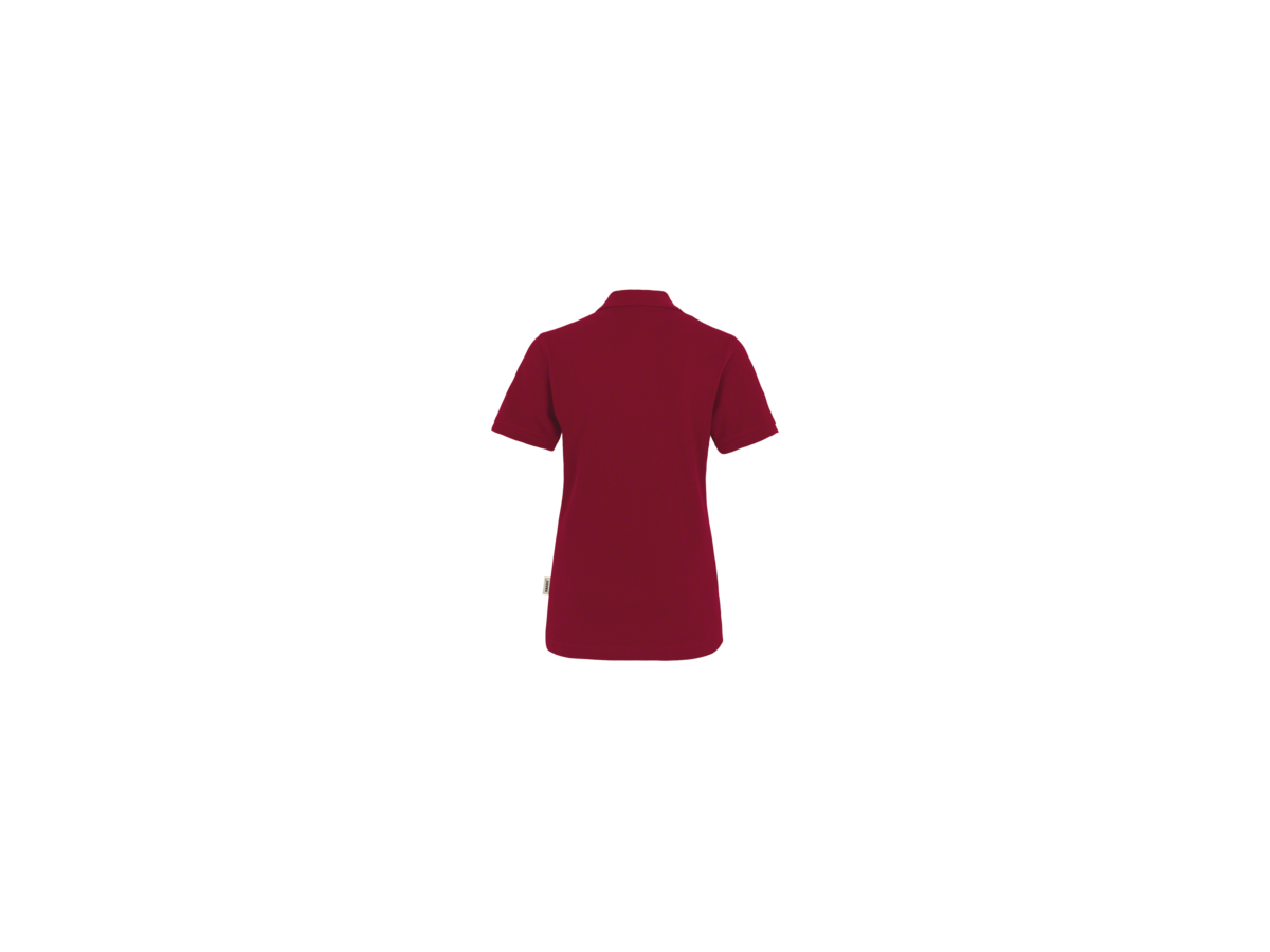 Damen-Poloshirt Top Gr. XL, weinrot - 100% Baumwolle, 200 g/m²