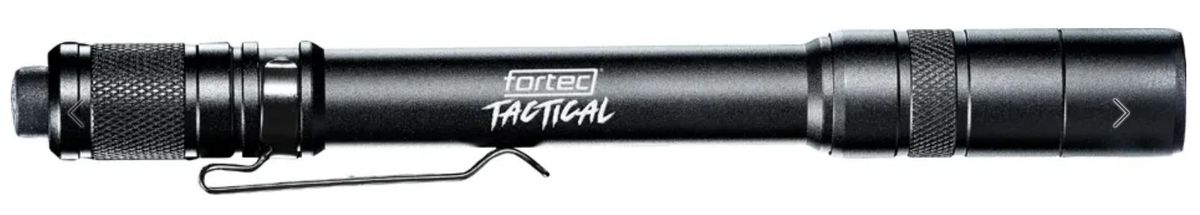 Stiftlampe FORTEC TACTICAL 350 lm IP66 - Akku, 20 Std. 90 m, 3.7V 0.75Ah Li-Ion