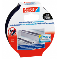 Antirutschband TESA - 25mmx5m, schwarz