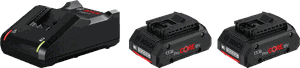 Akku-Starter SET Bosch GAL 18V-40 - in Karton 2 x 4.0 Ah. ProCORE