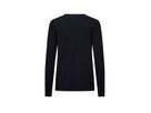 HAKRO Pullover Premium-Baumwolle, Gr.2XL - Feinstrick aus 100 % Baumwolle, schwarz