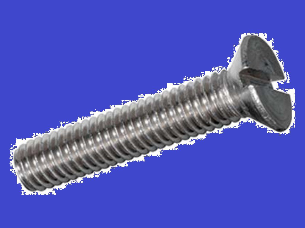 Senkschrauben mit Schlitz INOX A2 - DIN 963A