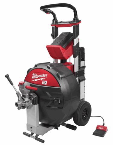 Akku-Rohrreiniger MILWAUKEE MXF LSDP-301 - MX FUEL ø75-200mm, 3.0Ah, 57kg, Kit