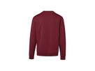 Sweatshirt Bio-Baumwolle GOTS Gr. XS - weinrot,85% Baumwolle (Bio),15% Poly.rec