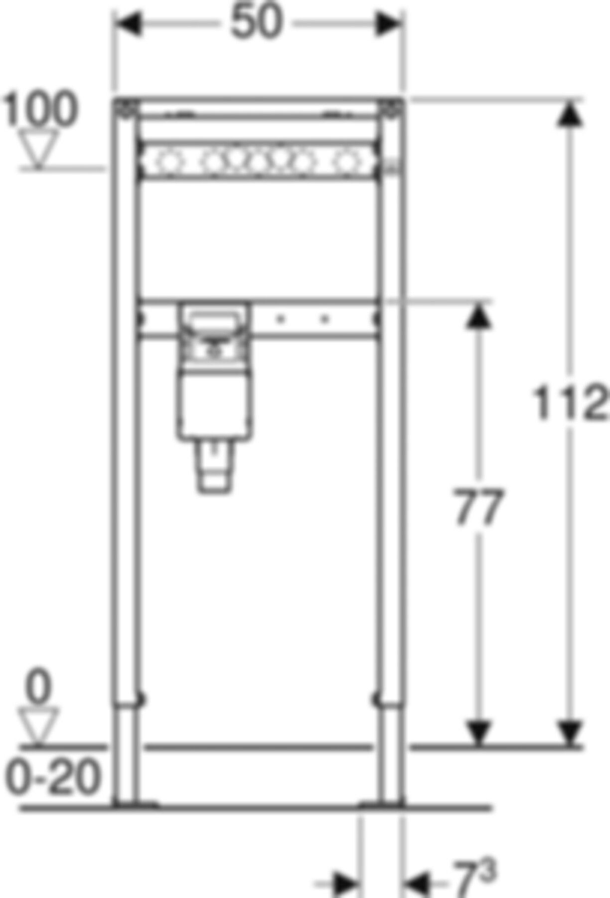 Geberit Duofix Waschmaschinen-Element - Typ 112