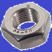 Sechskantmuttern 0,8 d INOX A4 DIN 934 - mit metrischem Feingewinde