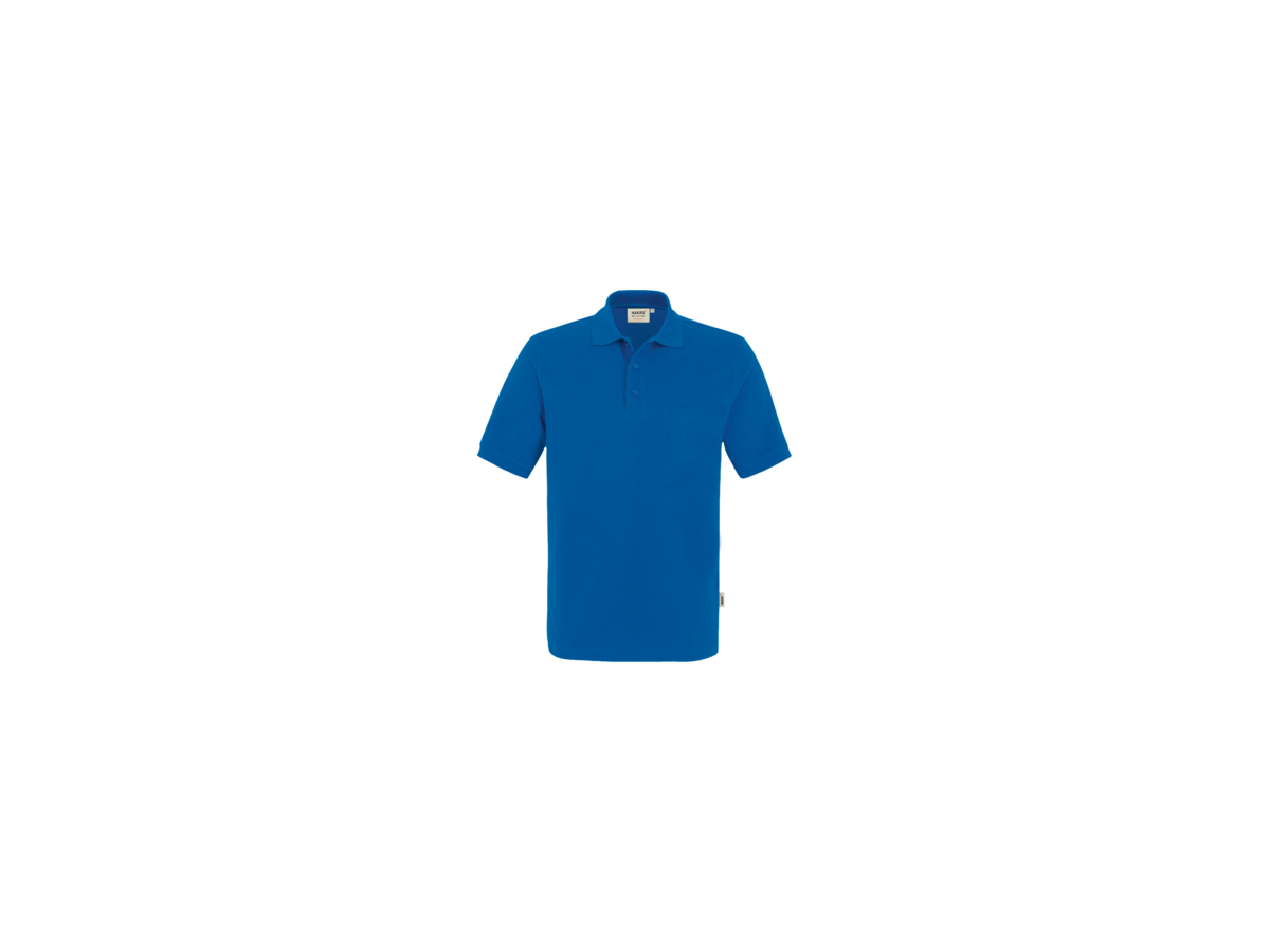Pocket-Poloshirt Perf. 4XL royalblau - 50% Baumwolle, 50% Polyester, 200 g/m²