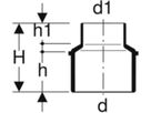 Silent Reduktion zentrisch lang db 20