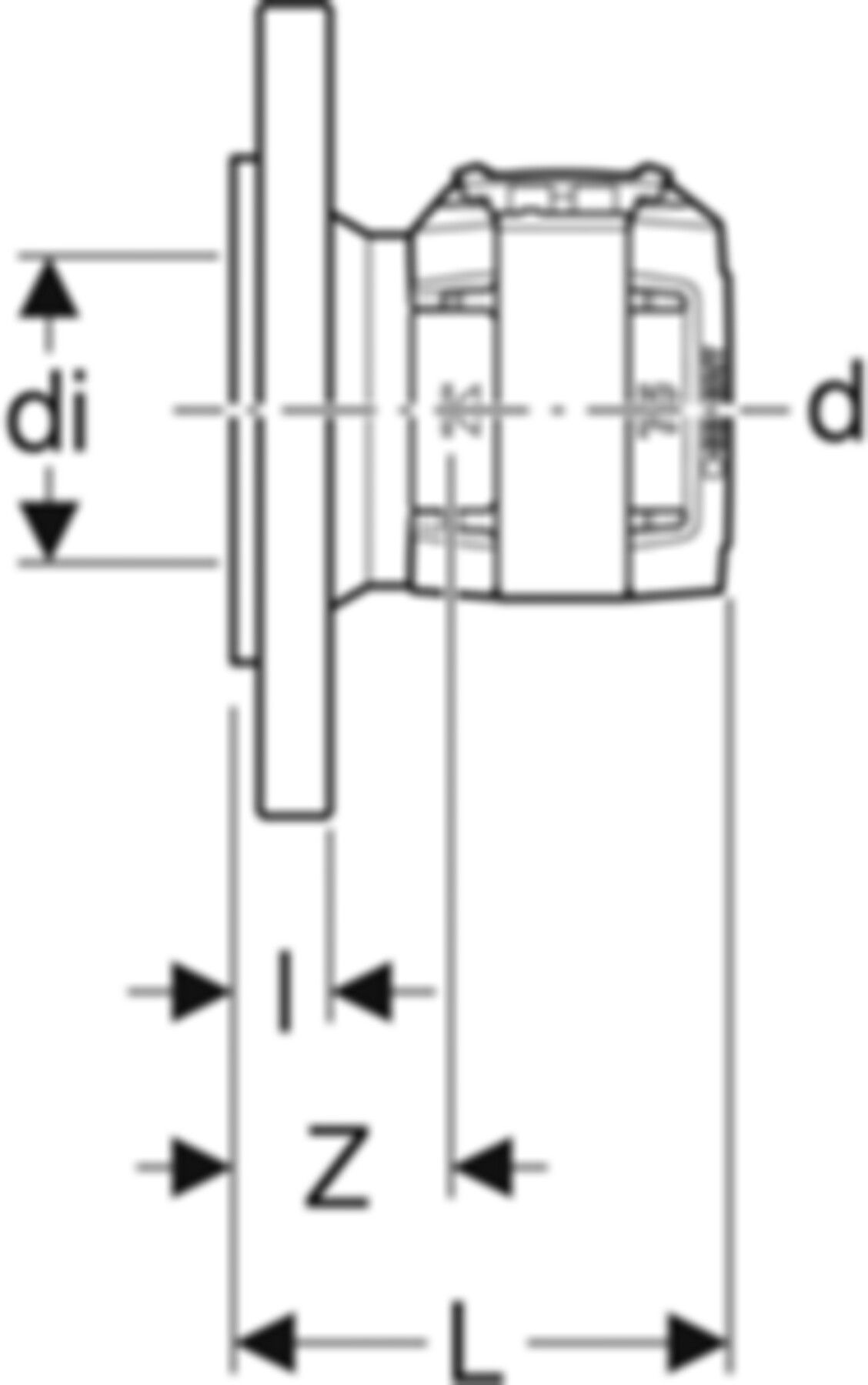 Flansche mit Presseinheit - GEBERIT FlowFit