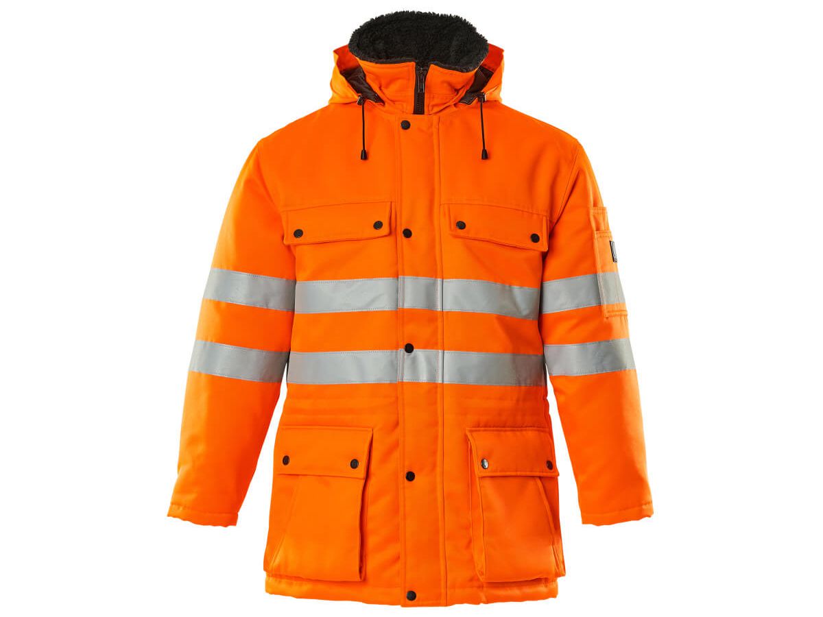 Parka mit Steppfutter, Gr. XL - hi-vis orange, 80% PES / 20% CO