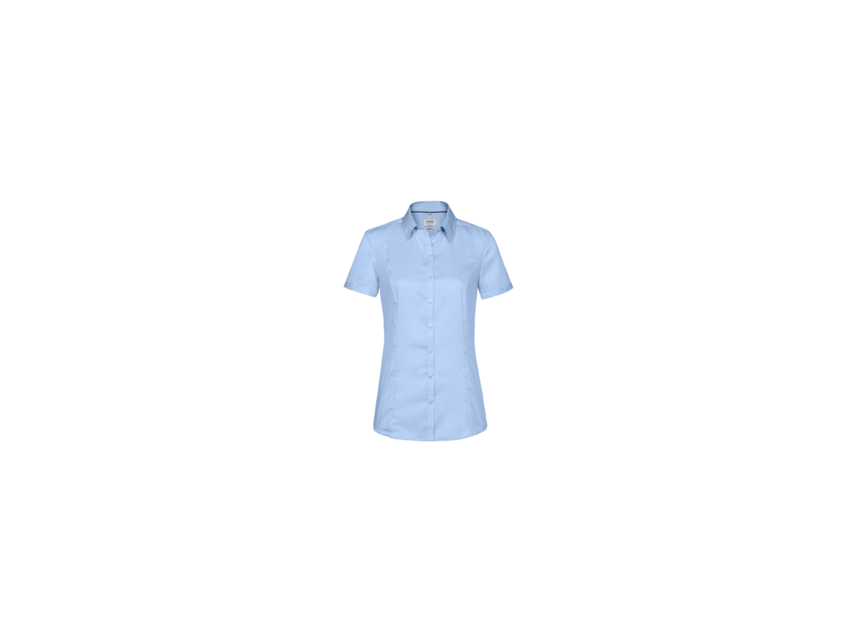 Bluse ½-Arm Business Gr. XS, himmelblau - 100% Baumwolle, 120 g/m²