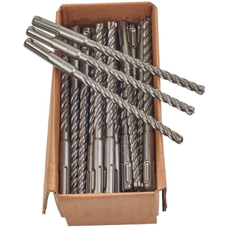 Hammerbohrer MX4 SDS-Plus 50er Pack - Milwaukee, 8x165 mm, SDS-Plus 4-Schnei.