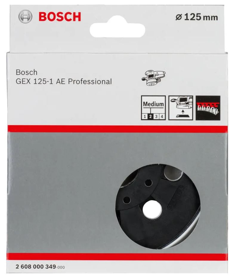 Schleifteller Mittel 125 mm, 8-Loch - Bosch zu GEX 125-1