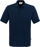 Pocket-Poloshirt Top Gr. 2XL, tinte - 100% Baumwolle, 200 g/m²