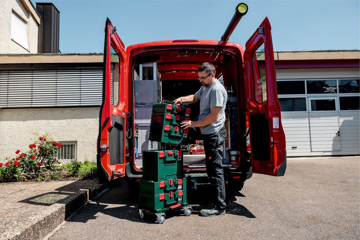 Rollbrett metaBOX Traglast Max.100 kg. - Metabo Abmessung 50x38.5x20cm Mat.ABS