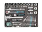 Werkzeugkoffer "PRO-CASE 5 - 140-tlg. 1/4"+1/2"