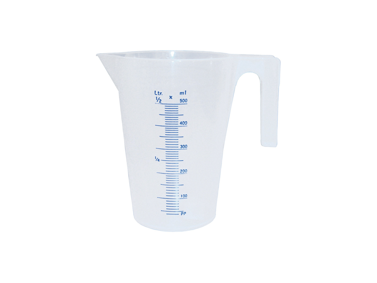 Messbecher transp. 0.5 Liter