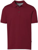 Poloshirt Cotton-Tec Gr. 2XL, weinrot - 50% Baumwolle, 50% Polyester, 185 g/m²