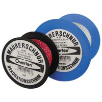 Maurerschnur m. Kennfd.(N 85) 2.5/50m - Polyester weiss