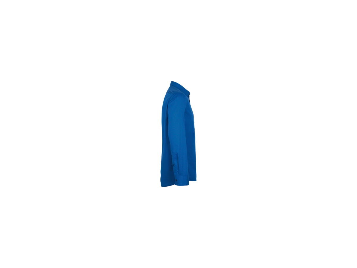 Hemd 1/1-Arm Perf. Gr. S, royalblau - 50% Baumwolle, 50% Polyester