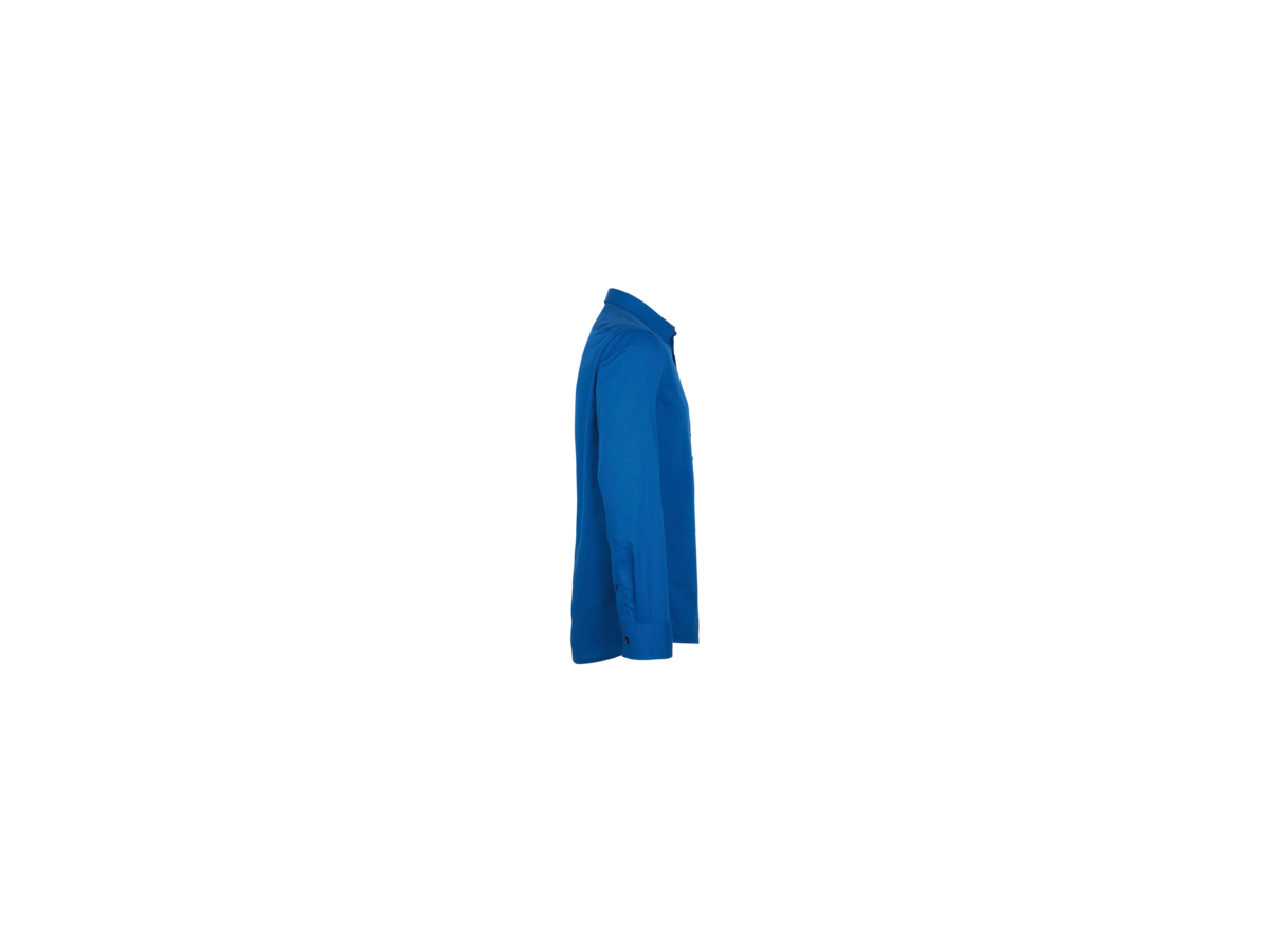 Hemd 1/1-Arm Perf. Gr. 4XL, royalblau - 50% Baumwolle, 50% Polyester, 120 g/m²