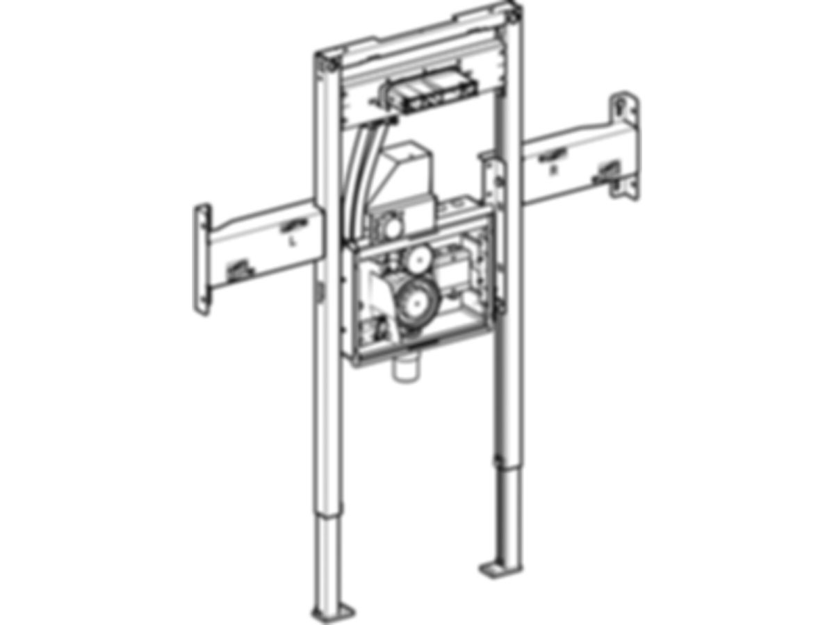 Geberit Duofix Element für ONE 95 cm - für Waschtisch und Wandarm. m. Unterputz