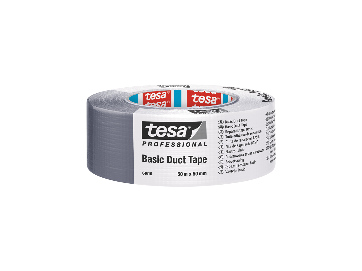 Betonband TESA Basic 04610 - einfaches Gewebeband mit guten Eigensch.