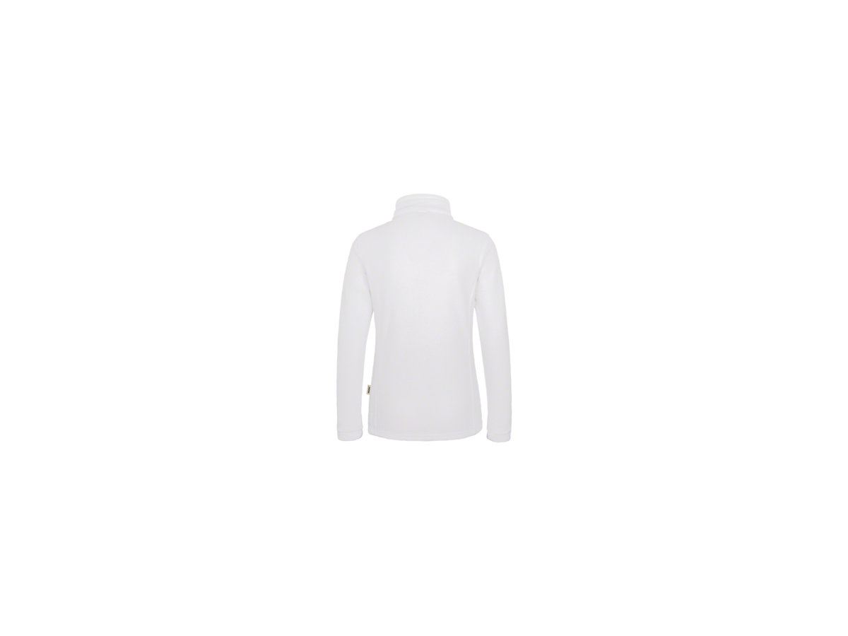 Damen-Fleecejacke Delta Gr. L, weiss - 100% Polyester, 220 g/m²