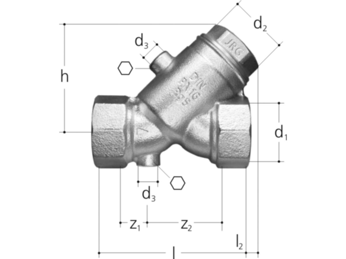 JRG Armaturen - Rückflussverhinderer - 1610.240 DN15 IG 1/2"