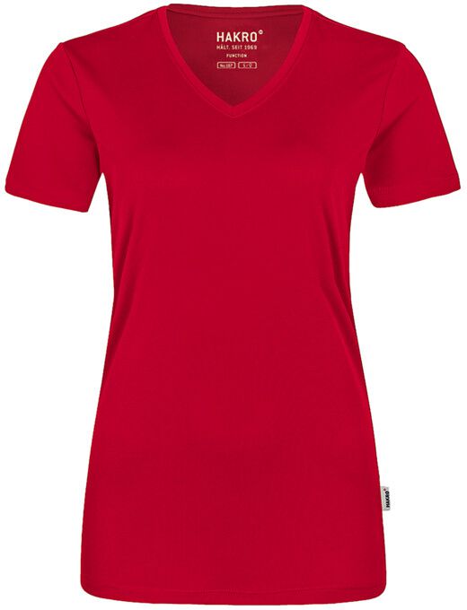 Damen-V-Shirt COOLMAX - 100% Polyester, 130 g/m²