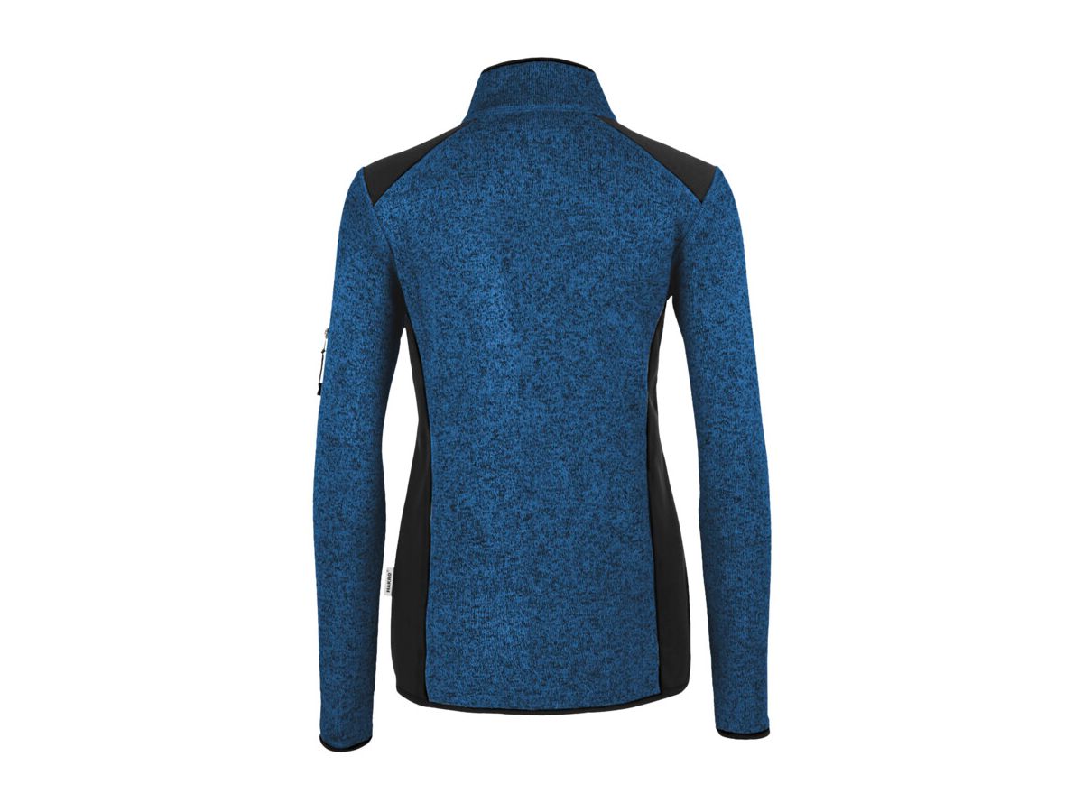 Damen Strickfleecejacke Churchill - Gr. 2XL, royalblau meliert