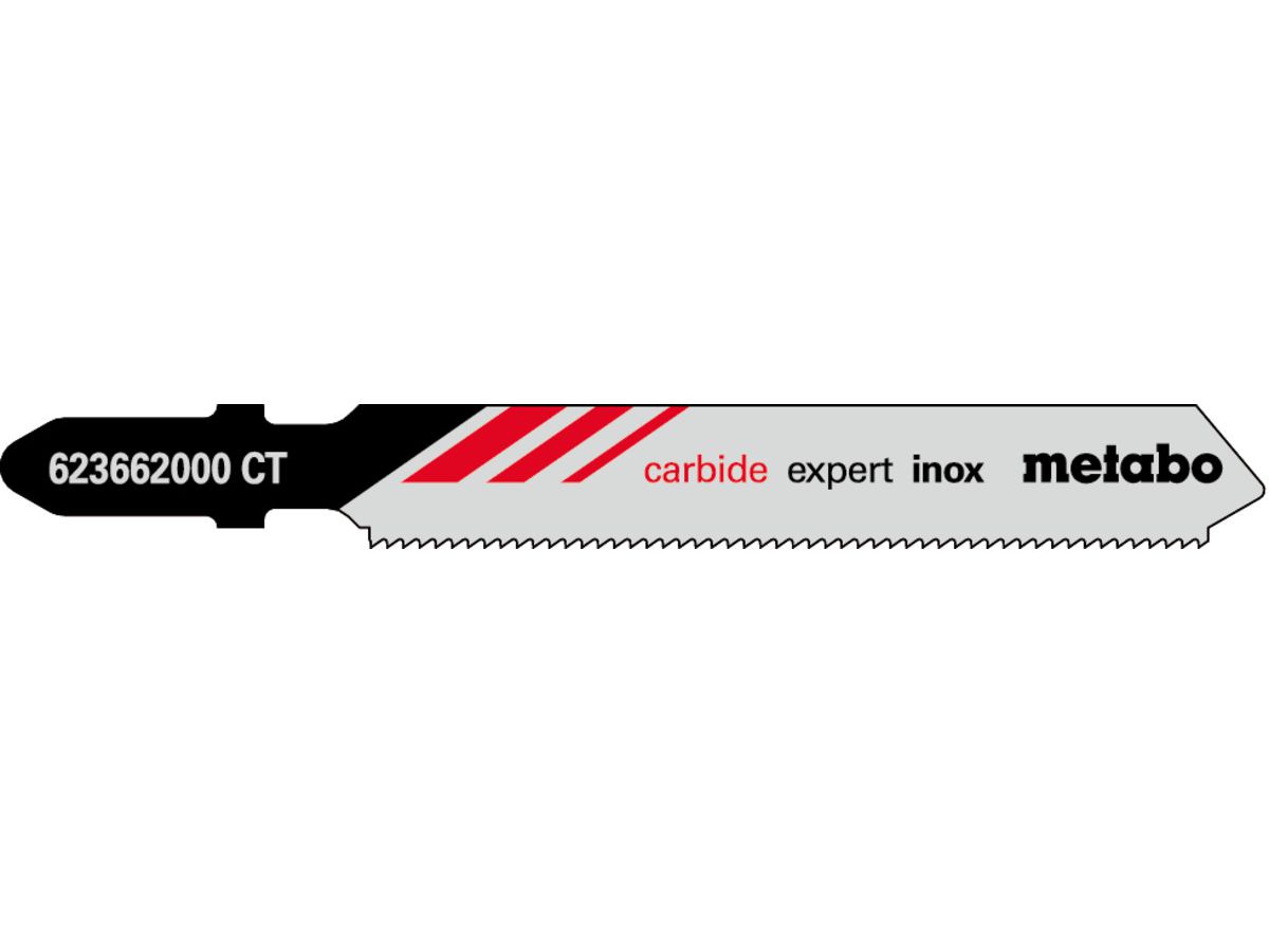 Stichsägeblatt METABO 57x1.1 mm, 3 Stk. - Expert Inox (Bosch T118AHM)
