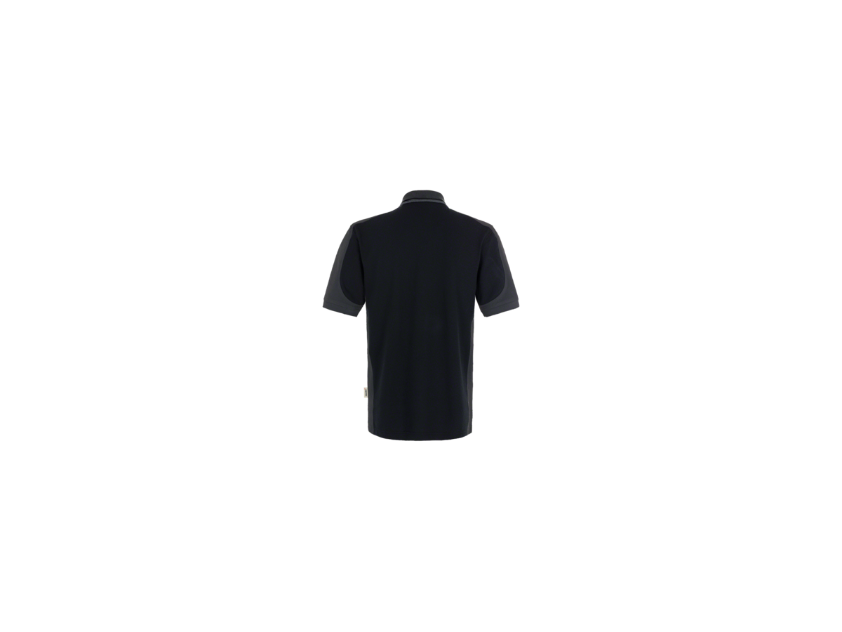 Poloshirt Contrast Perf. L schwarz/anth. - 50% Baumwolle, 50% Polyester, 200 g/m²