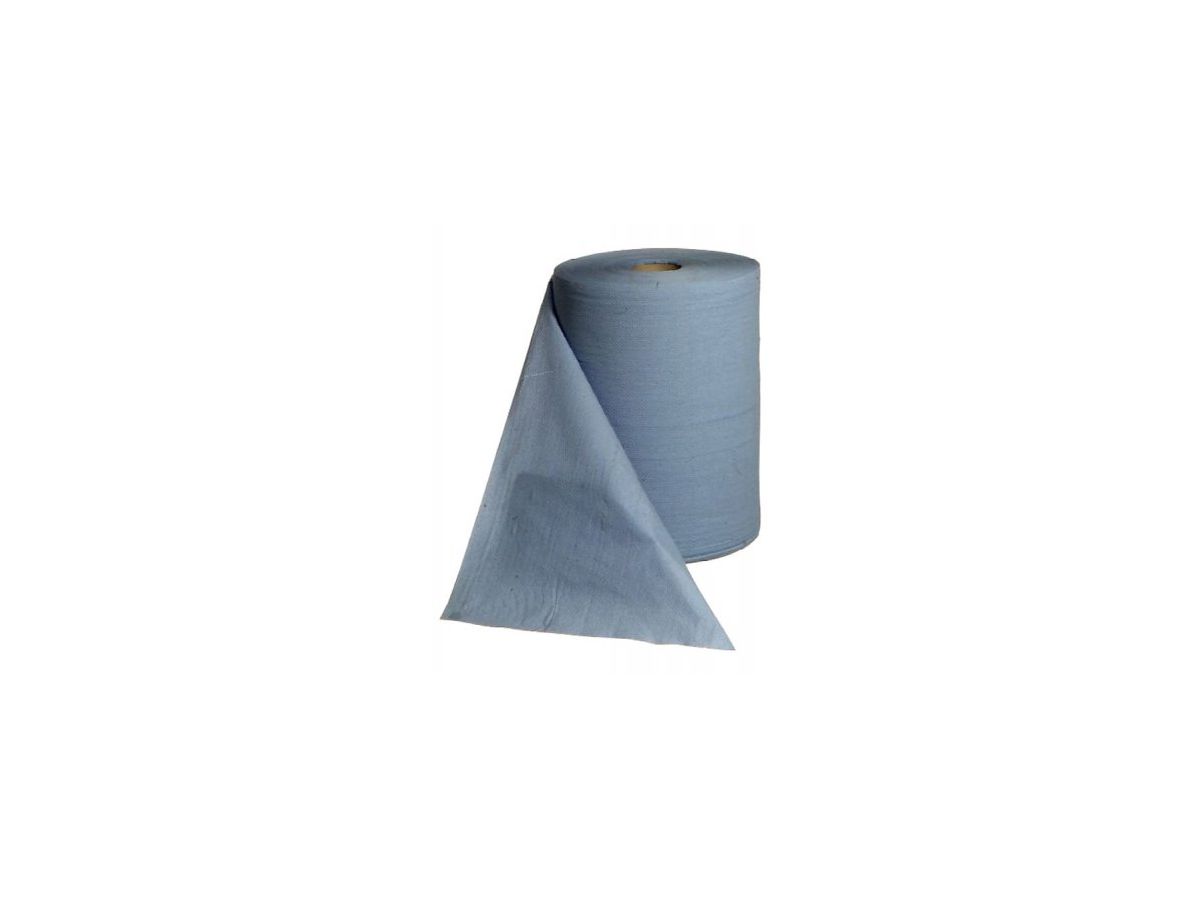 Papierrolle blau 2-lagig - 38x36cm 1000 Blatt