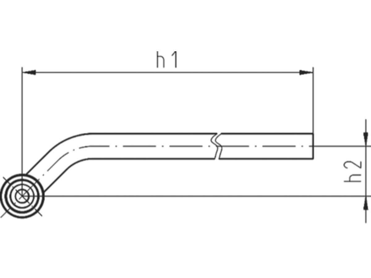 iFIT Heizkörperanschl.winkel 16/20 - doppelt 330mm