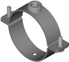 Rohrschellen Inox SAMVAZ POLYFIX 11.3 - ohne Muffe, ohne Isolation