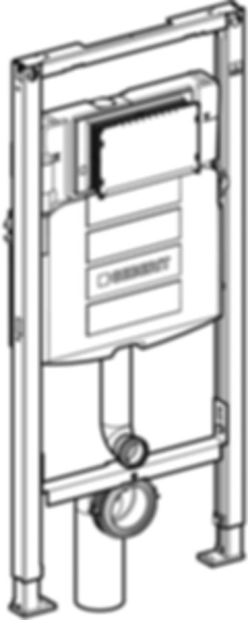 Geberit Duofix-Element für Kinder-und - Kleinkinder-Stand-WC, 112 cm