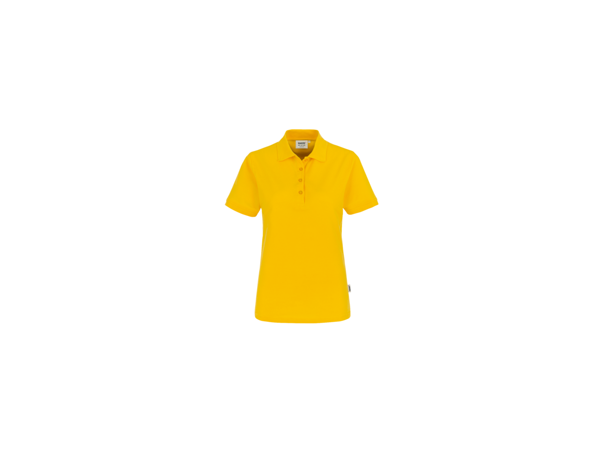 Damen-Poloshirt Classic Gr. XS, sonne - 100% Baumwolle