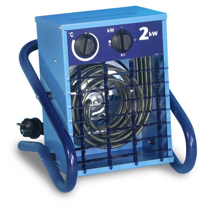 Heizlüfter EL BJÖRN VF21 2.0kW - 230Volt 9.3A, 250 m3/h