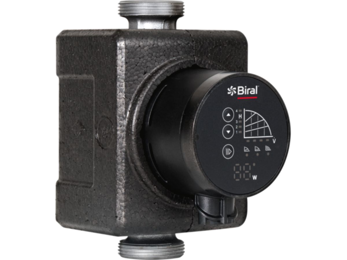 Pumpen BIRAL PrimAX 25-6 180 RED 11/2" - Permanentmagnetmotor für Warmwasserheiz.
