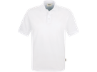 Poloshirt Top Gr. S, weiss - 100% Baumwolle, 200 g/m²