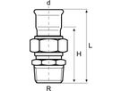 Eurotubi Übergang lösbar mit AG Inox