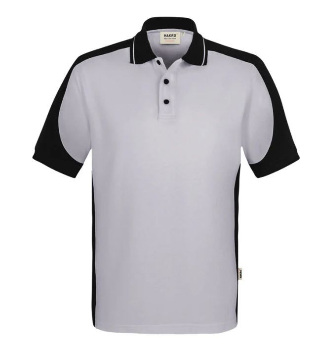 Hakro Poloshirt Contrast Mikralinar - 50% Baumwolle, 50% Polyester (recycelt)