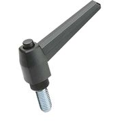 Verstellbare Klemmhebel Elesa MRX.p - Thermoplast schwarz