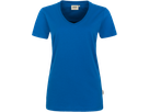 Damen-V-Shirt Perf. Gr. 3XL, royalblau - 50% Baumwolle, 50% Polyester, 160 g/m²