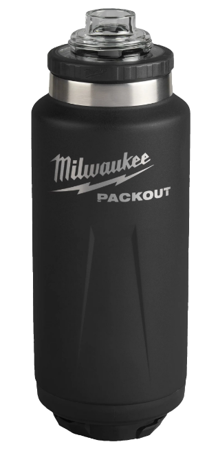 Thermosflaschen MILWAUKEE PACKOUT - 1065 ml mit Schraubdeckel, schwarz