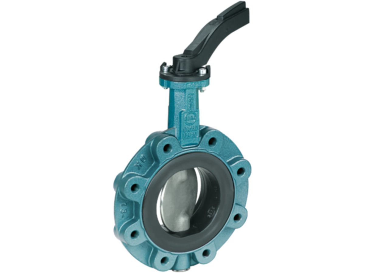 Ebro Absperrklappe Z014-A-therm, - mit Rasterhebel